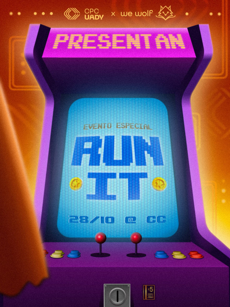 Cartel del evento Run it